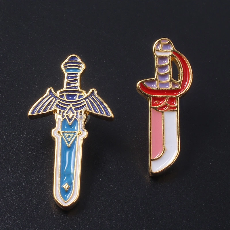 Легенда о Зельде Косплэй брошь небу меч медаль значок аниме для взрослых