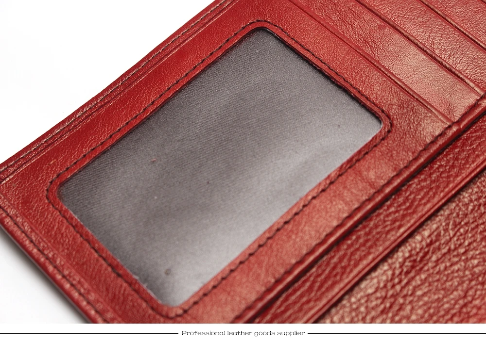 Кисть цвет RFID Классический натуральная кожа для мужчин и женщин Длинный кошелек Портмоне винтажный дизайнер мужские кошельки