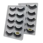 Норковые ресницы YSDO, 35 пар, натуральные накладные ресницы 3d ручной работы, Искусственные ресницы для макияжа, густые накладные ресницы