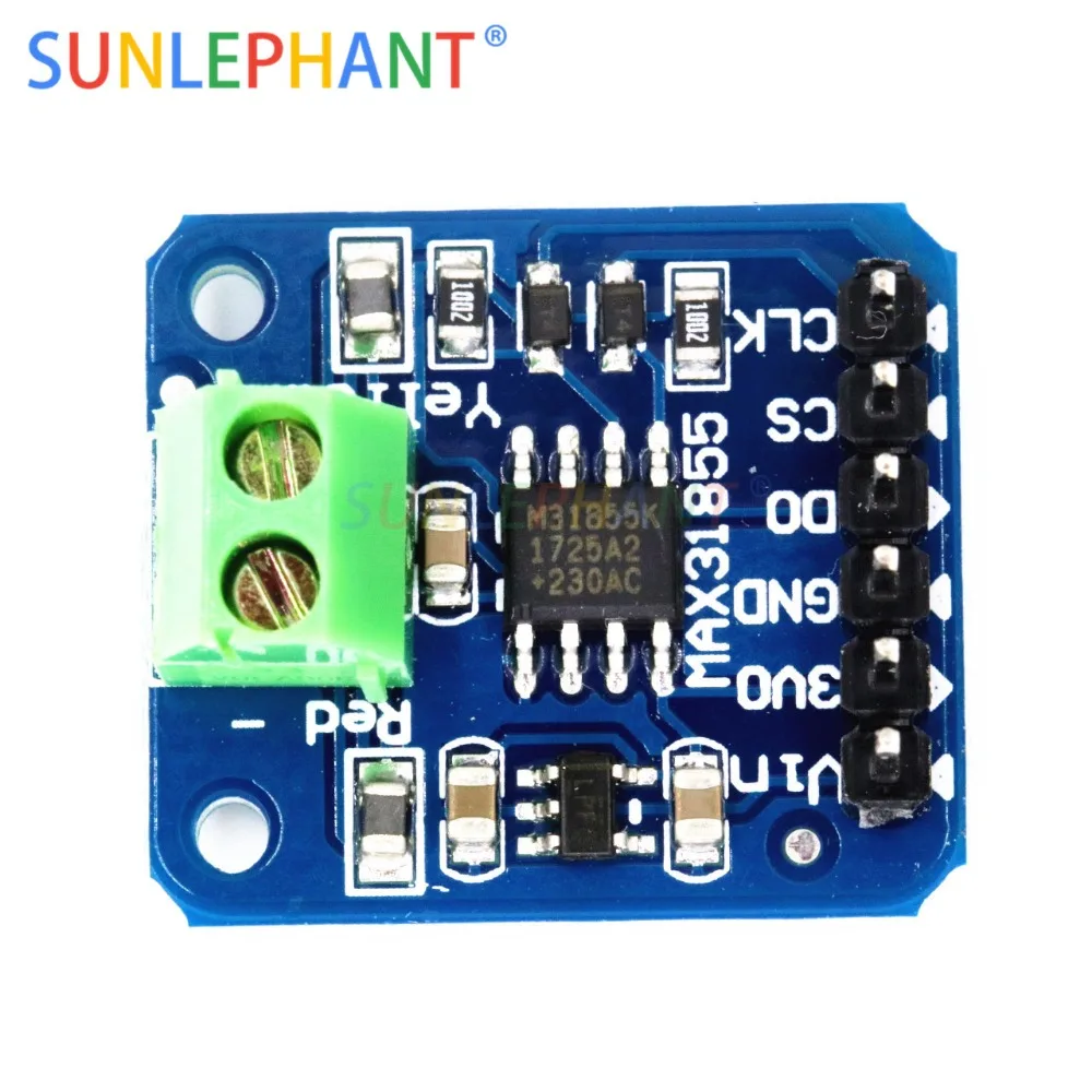 MAX31855 K Тип термопары Плата разъединения Модуль измерения температуры для Arduno Оптовая цена на.