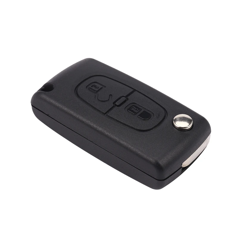 

Hot TTKK 2 Buttons Remote Folding Car Key For Peugeot 307 3008 308 408 433MHz PCF7961 ID46 CE0536 Flip Key Fob