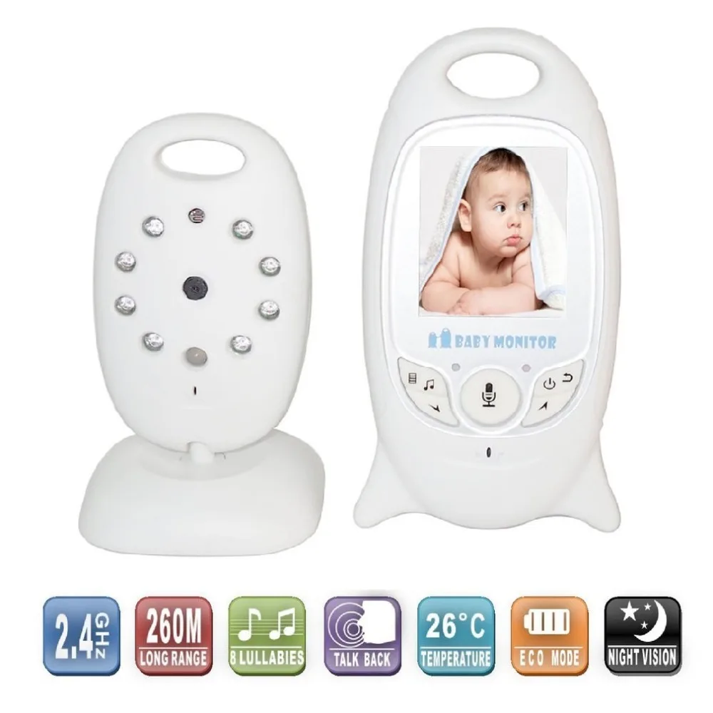 Wireless Digital Baby Monitor 2Inch Color Display Camera Night Vision Security Two Way Talk Back Temperature Monitoring VB601 |