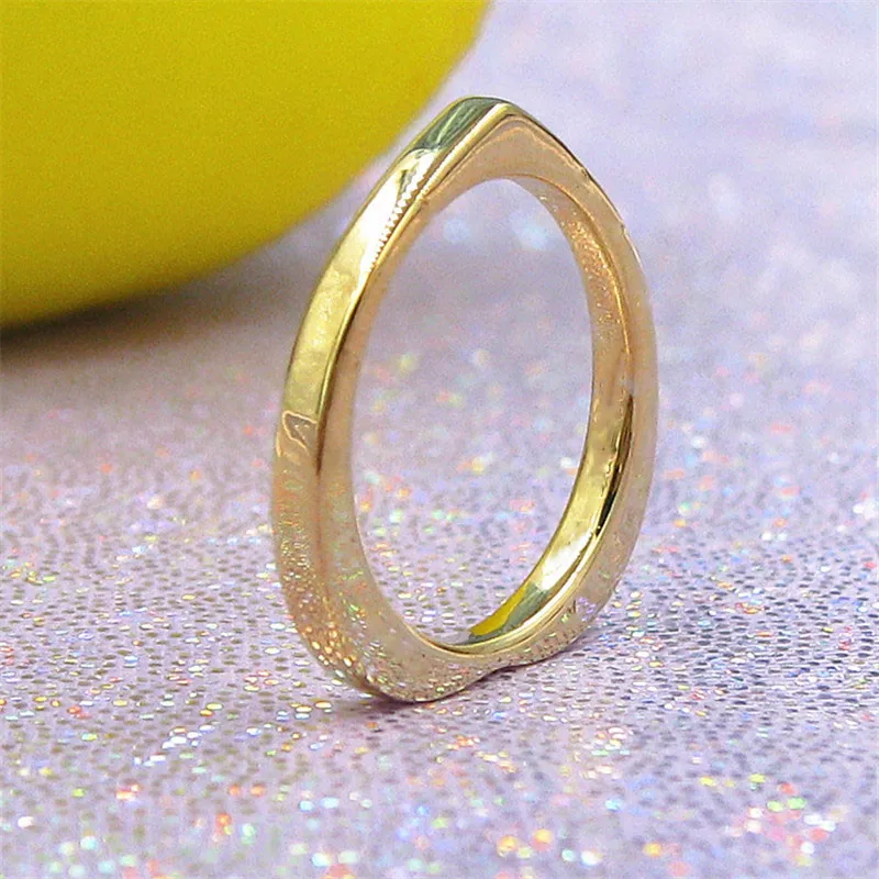 925 пробы серебряные кольца для женщин фирменные дугами любовь кольцо в