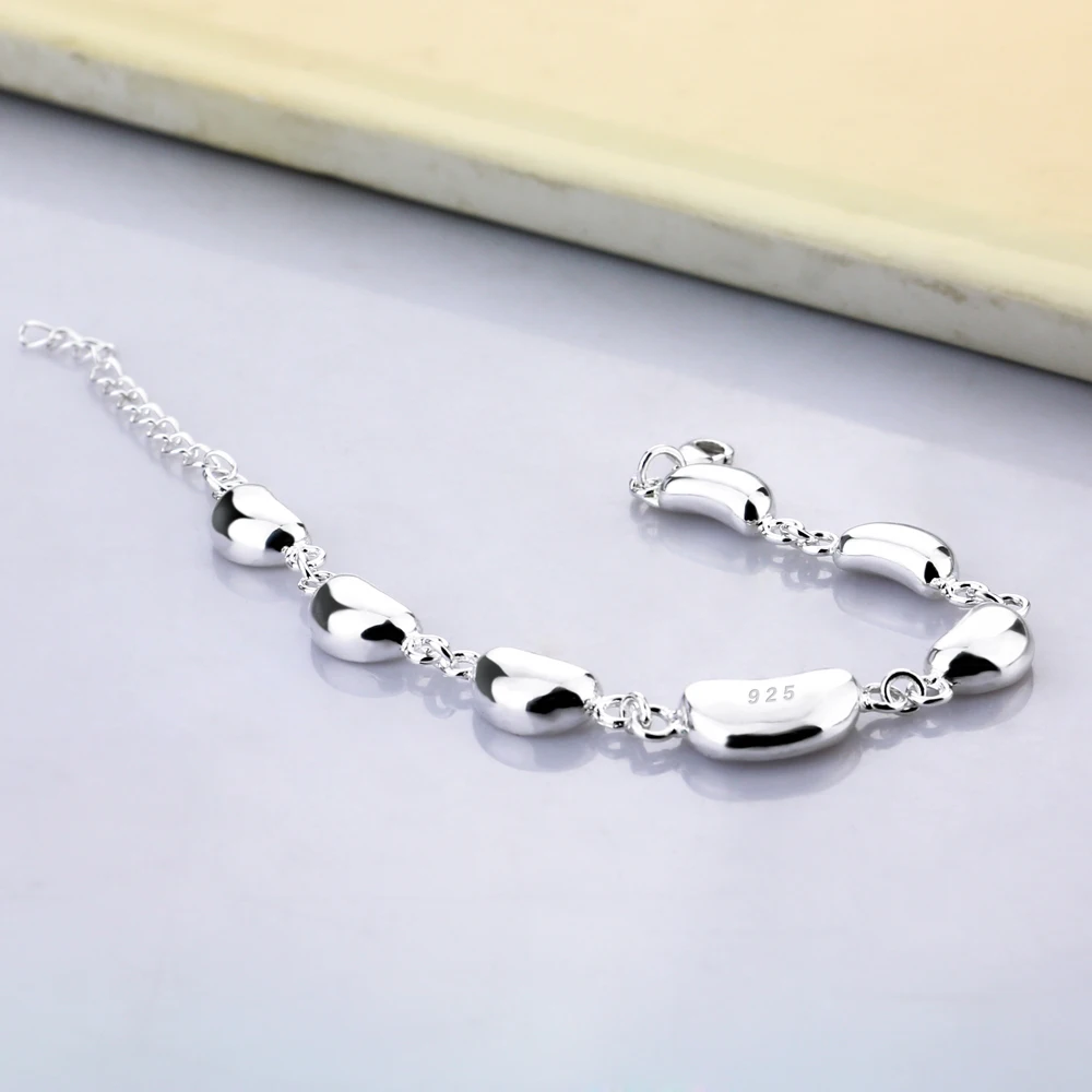 Женские браслеты из серебра 925 пробы очаровательные ювелирные изделия |