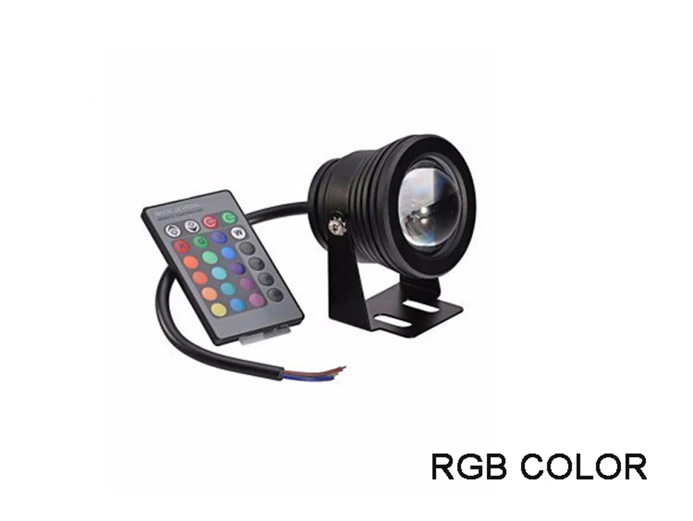 SPLEVISI диммер RGB 10 Вт 12 В Светодиодный прожектор Водонепроницаемый IP65 точечная Светодиодная лампа свет Рождество декор для внутреннее и наружное освещение