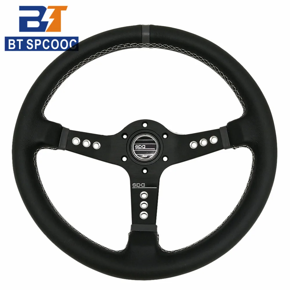 Автомобильное рулевое колесо 14 дюймов из глубокой кукурузной кожи 350 мм высокое