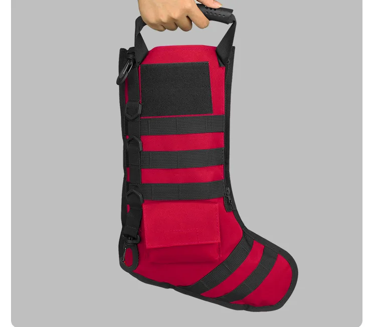 Рождественский подарок тактические рождественские носки MOLLE армейский веер