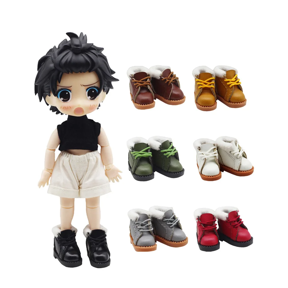 

HOUZIWA новые кукольные ботинки OB11 1/12 BJD