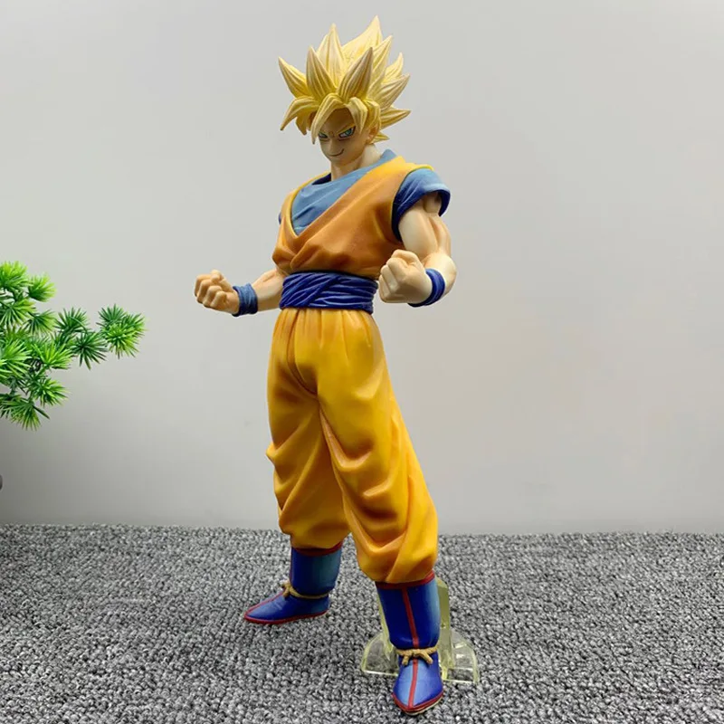 

26Cm Genuine Dragon Ball GK MSP Son Goku Super Saiyan Vegeta PVC Action Figures Toys Cartoon Car Decoration Collectible Model