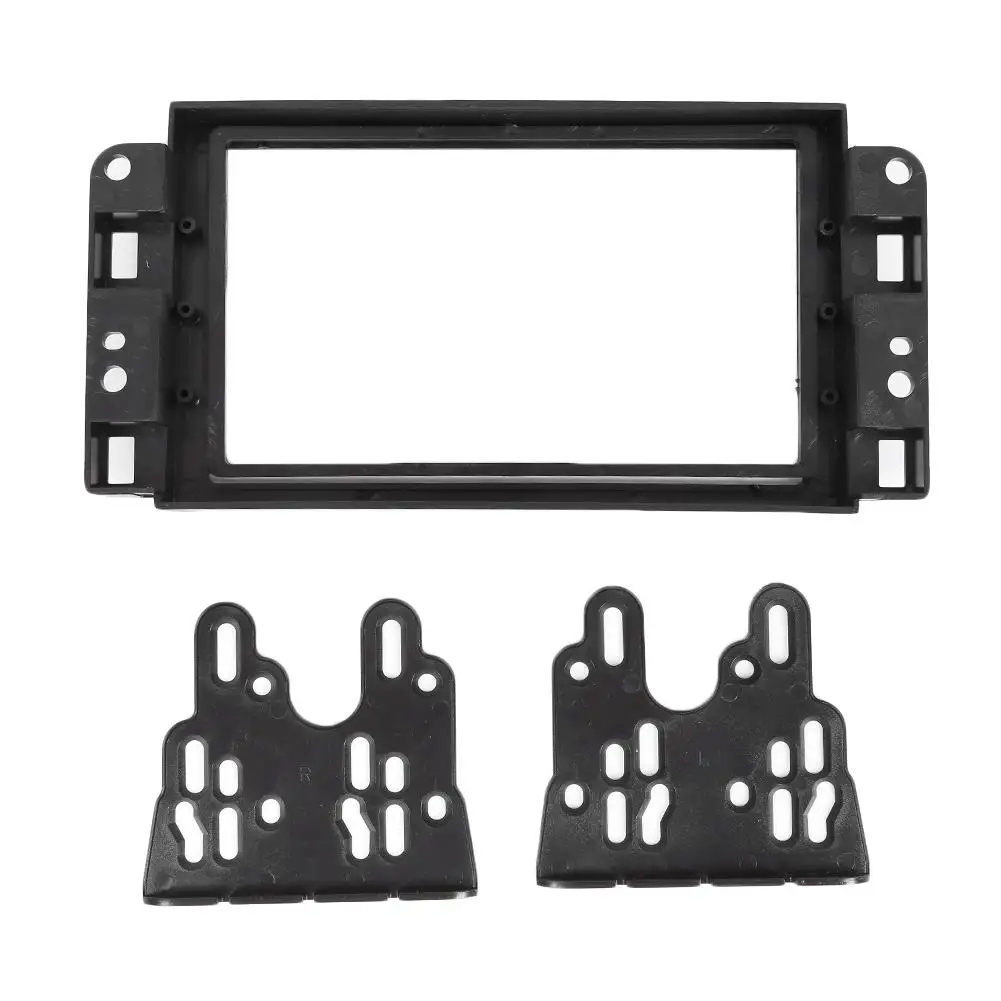 

Hot Sale Outer Frame Solid Color Delicate Texture 2 Din Car Radio MP5 Player ABS Mount Frame Install Bezel Panel Trim Kit Black