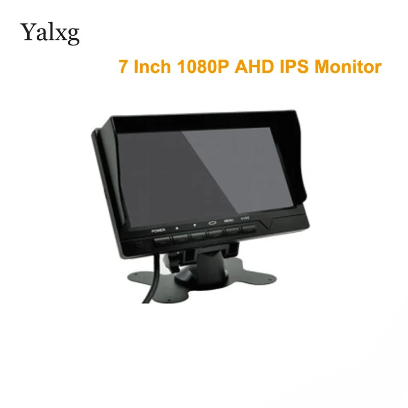 Full HD Mini 1024*600 7 дюймов CCTV Домашняя безопасность 1080P AHD 2-split экран ips монитор DVR Автомобильная камера видеонаблюдения ips регистратор с дисплеем