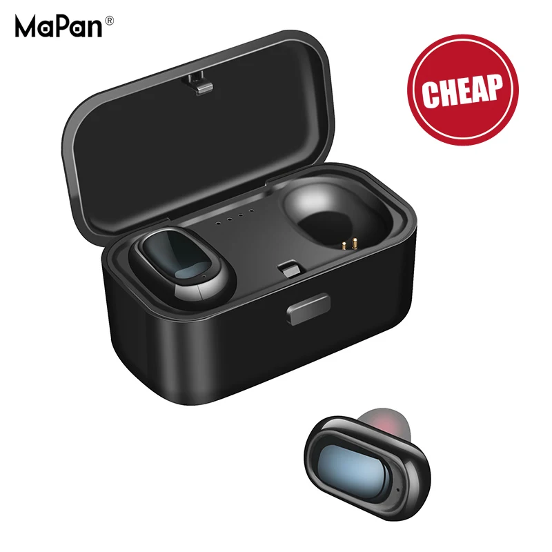 Беспроводные Bluetooth наушники MaPan HD Handsfree с физическим шумоподавлением вызов мини
