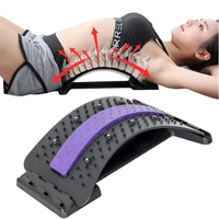 back massager waist muscle stretcher equipment massageador relaxation spine pain lumbar relief device health care body massage