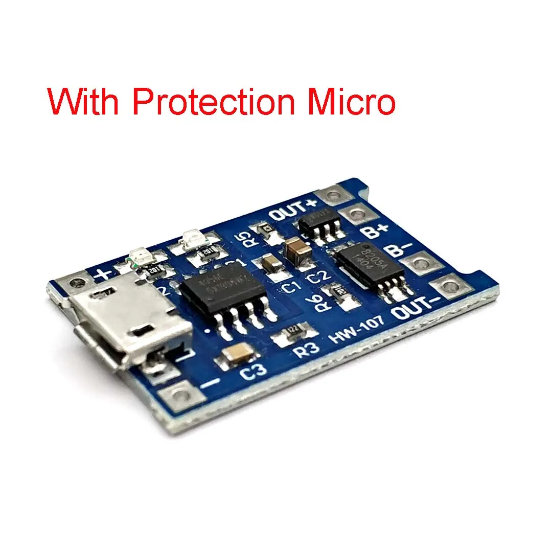 Тип C Micro Mini USB 5V 1A 18650 TP4056 Li Ion модуль зарядного устройства литиевой батареи