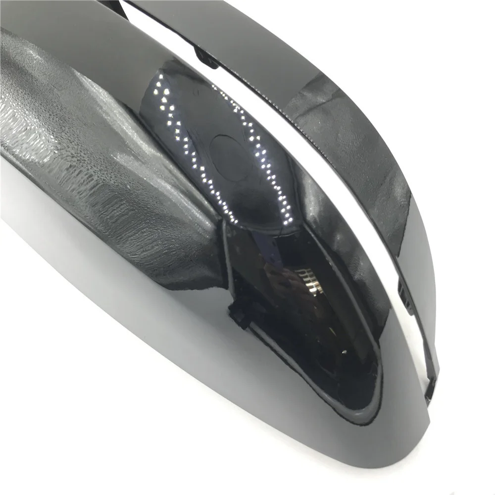 

1 Pair Car Glossy Black Side Rear View Mirror Cover Replacement for BMW 5 Series G11 G12 G30 G38 2017-2019