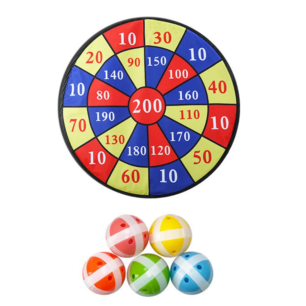 Фото - Darts Games Plate Set Sport Double Target Dart Dartboard Boards Toys for Children Adult Cave Games Soft Paper Fabric Dart Board kids dart board 6 viscous balls double sided dart board games for kids indoor outdoor toys for kid sports party outside toys