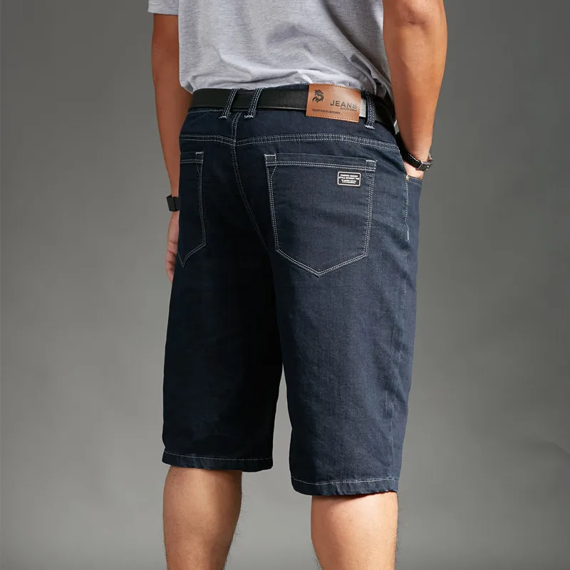 30-48 Plus Size 2021 Summer High Quality Men Baggy short Pants Male Casual Street Denim Fashion Mens Knee lenght Jeans Trousers