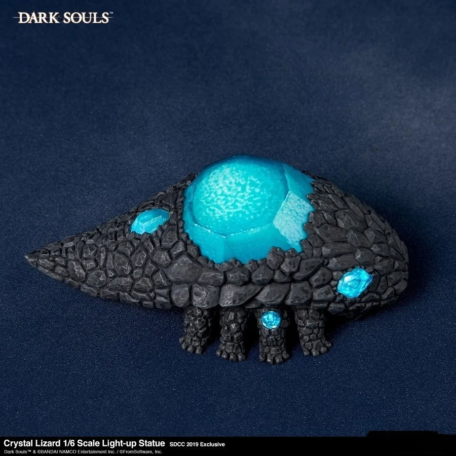 dark souls crystal lizard 16 scale light up statue collectible action figure free global shipping