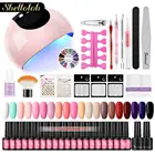 Набор для маникюра SHELLOLOH, 7 мл, Гель-лак для ногтей, УФ-лампа, Сушилка для ногтей, инструменты для маникюра