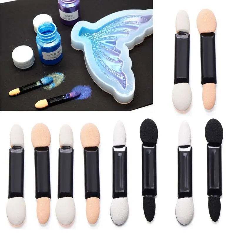 

50Pcs Double Side Sponge Resin Smearing Sticks Resin Mold ColoringDaubed Tools