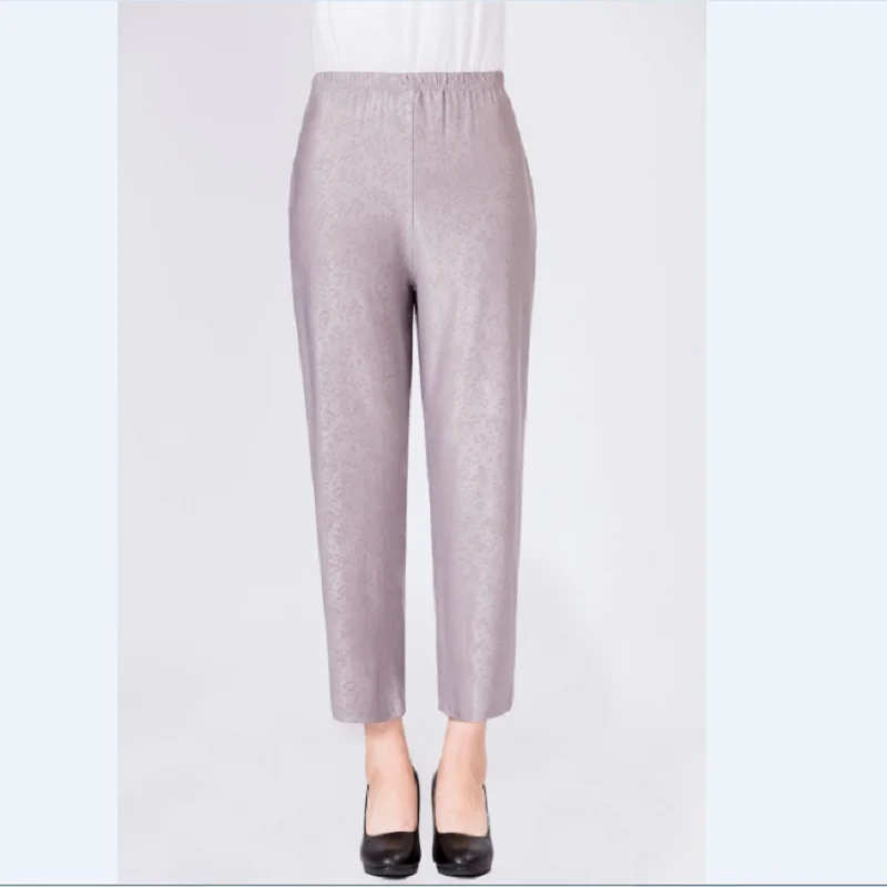 

Летние брюки с диким рисунком, повседневная одежда, женская модель, тонкие джоггеры, Корейская версия, брюки-султанки средней длины