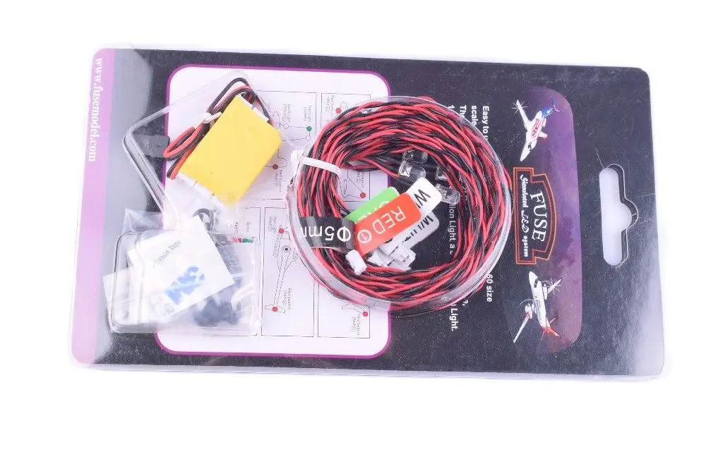 RC Realistic LED Lighting Kit for Airplanes and Helicopters | Игрушки и хобби