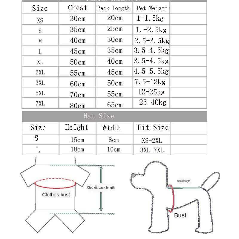 Санта Клаус Одежда для больших собак Щенок Рождественский наряд Лабрадор