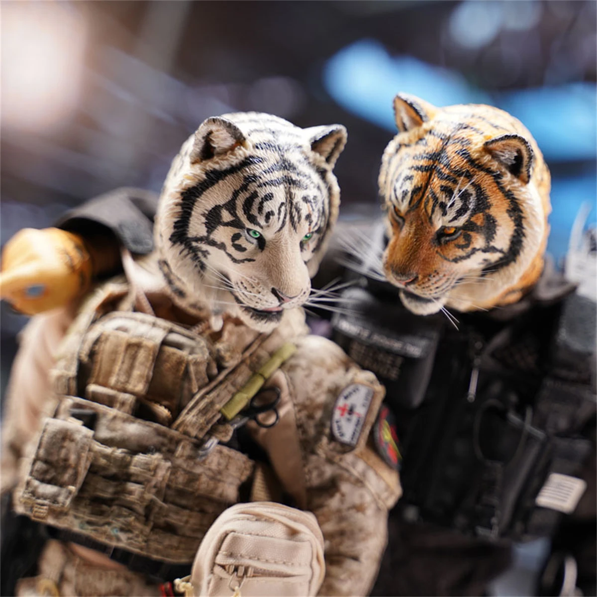 Mostoys 1/6 голова тигра фигурка креативный декор животные модель домашних животных