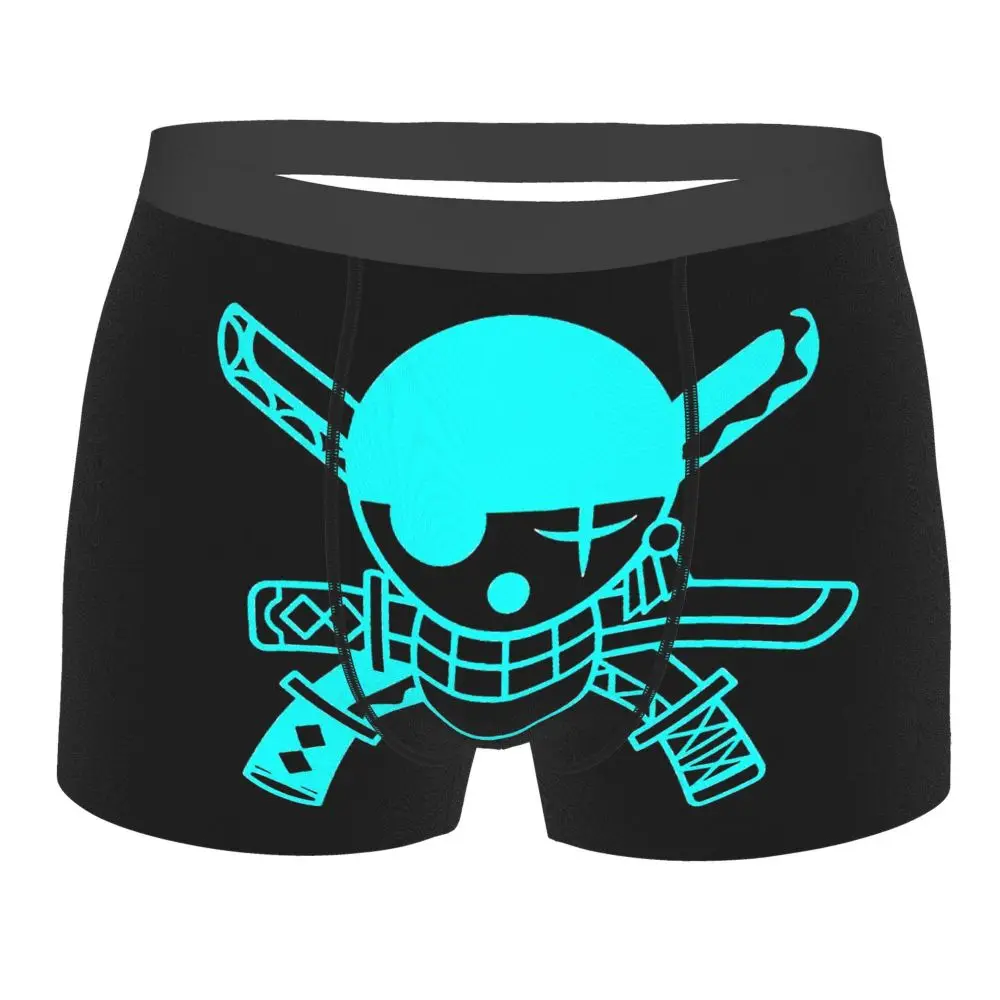 Ророноа Зоро йолли Роджер цельный Обезьяна D. Luffy аниме трусы хлопковые Мужское