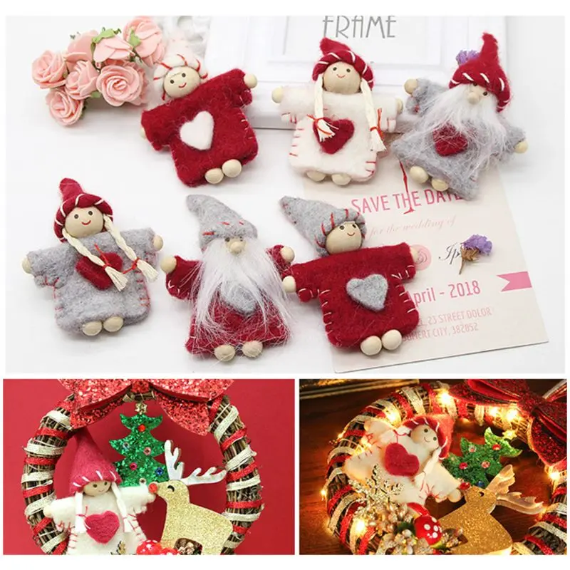 OOTDTY DIY материалы ручной работы шерсть войлок Детский мультфильм Рождество