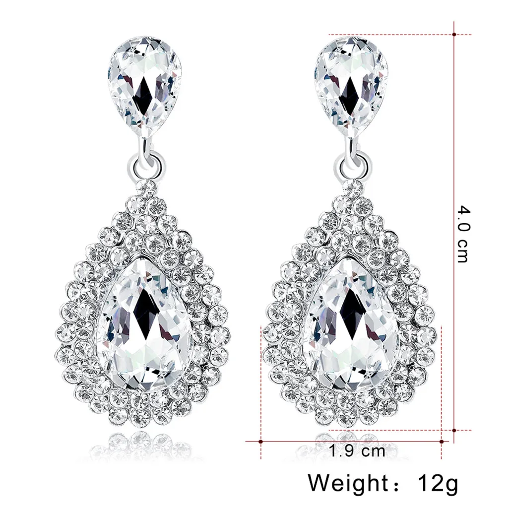 Splendid Vintage Luxury Earring women Full Stud Earrings Ladies Temperament Jewelry Dropshipping | Украшения и аксессуары