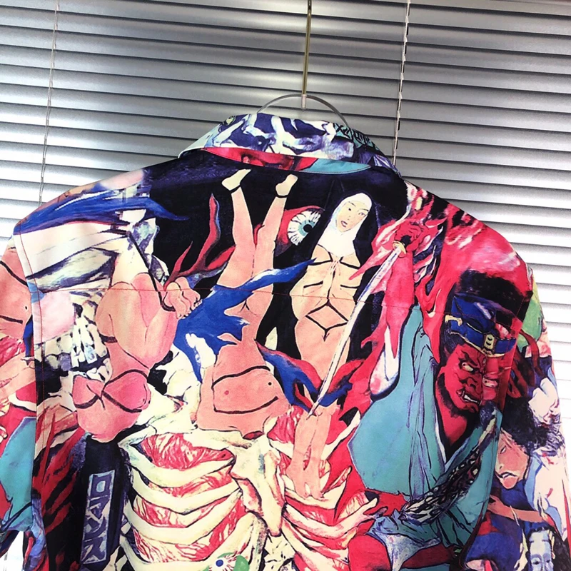 Best Quality Streetwear WACKO MARIA HAWAIIAN Shirt 2021 Summer New Men Women Casual Fashion 1:1 Tops Tee HAWAIIAN Beach Shirts