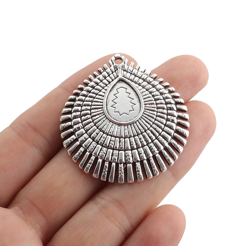 

4PCS Alloy Metal Charms for Jewelry Making Tibetan Silver Shell Pendants for Women Men DIY Necklace Handmaed Crafting Materials