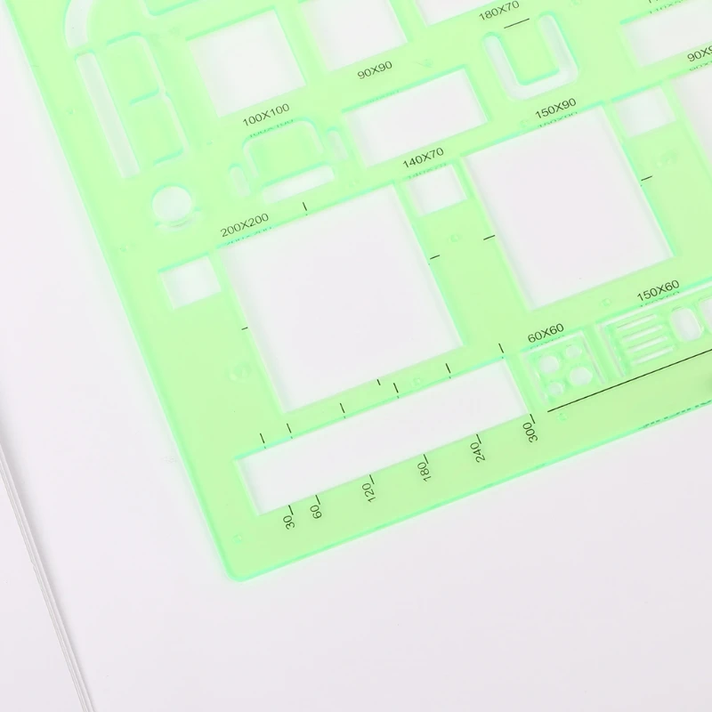 

Students Plastic Drawing Template Curve Ruler Stencil Measuring Tool Stationery