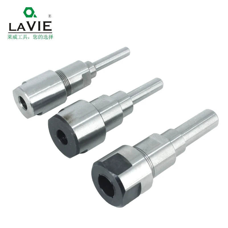 LAVIE 1 pc 1/4&quot 8mm 12mm 1/2&quot Shank Router Bit Extension Rod Collet Engraving Machine Milling Cutter for Wood MC04003 |