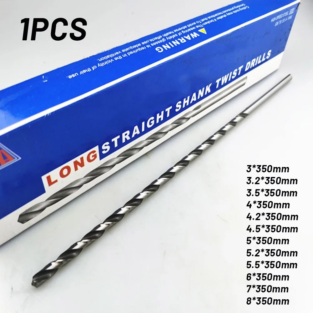 

1 Pc Drill Bit 350mm 3mm-8mm Drill Drilling Extra Long High Speed Steel