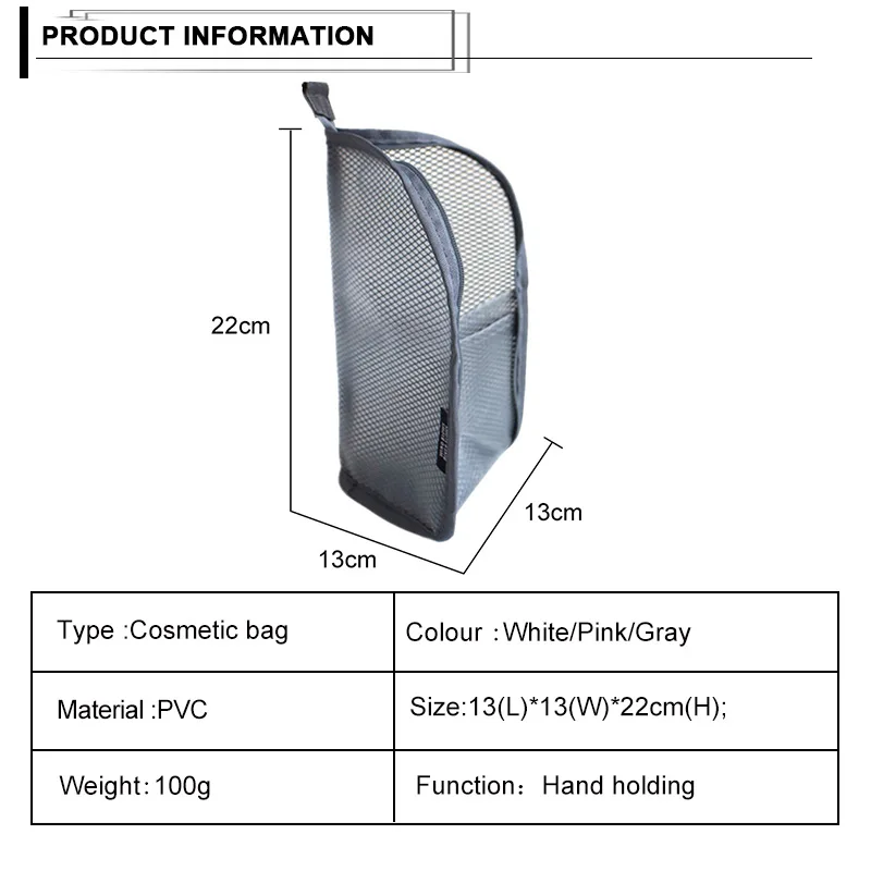 Дорожные сумки для макияжа из ПВХ многофункциональная водонепроницаемая сумка