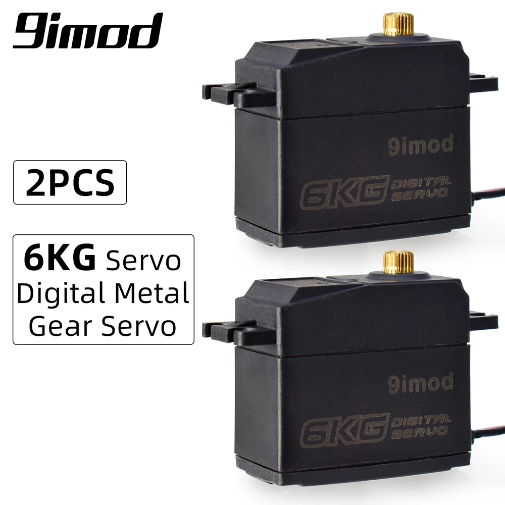 

Servo 9imod S0600M Metal Gear 8KG Digital Servo for 1/10 Monster RC Car WLtoys 104001 Upgrade