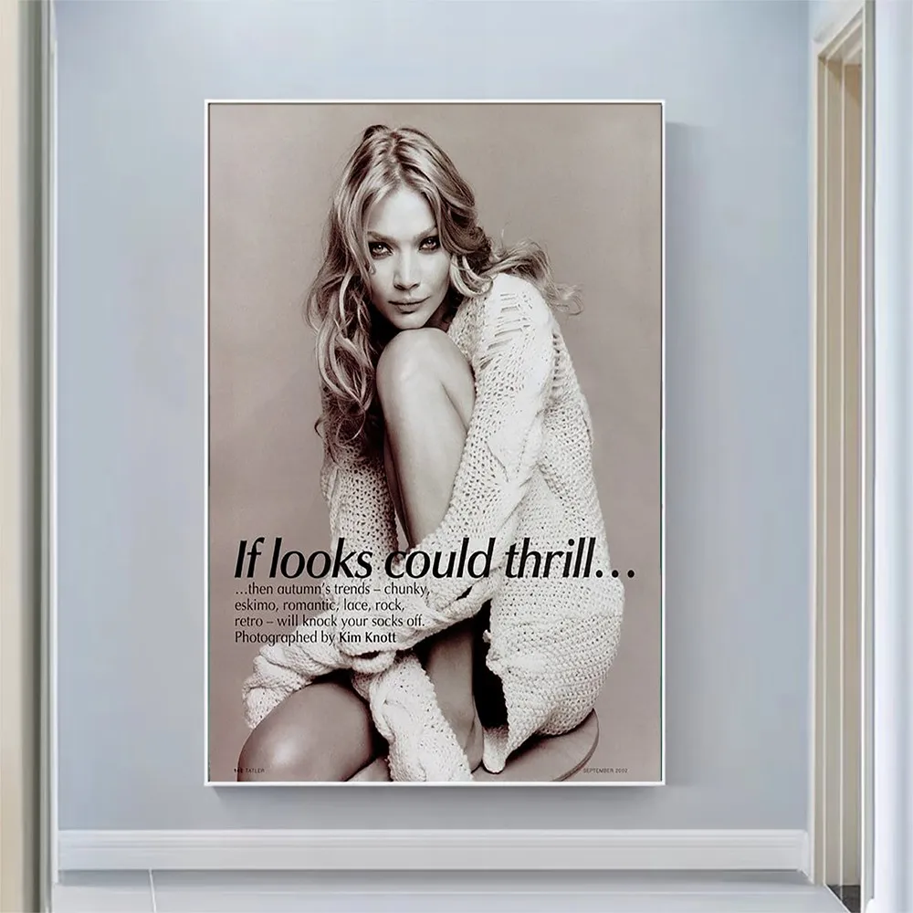 

Silk Cloth Wall Poster Jodie Kidd Sexy Model Star Art Home Decoration Gift