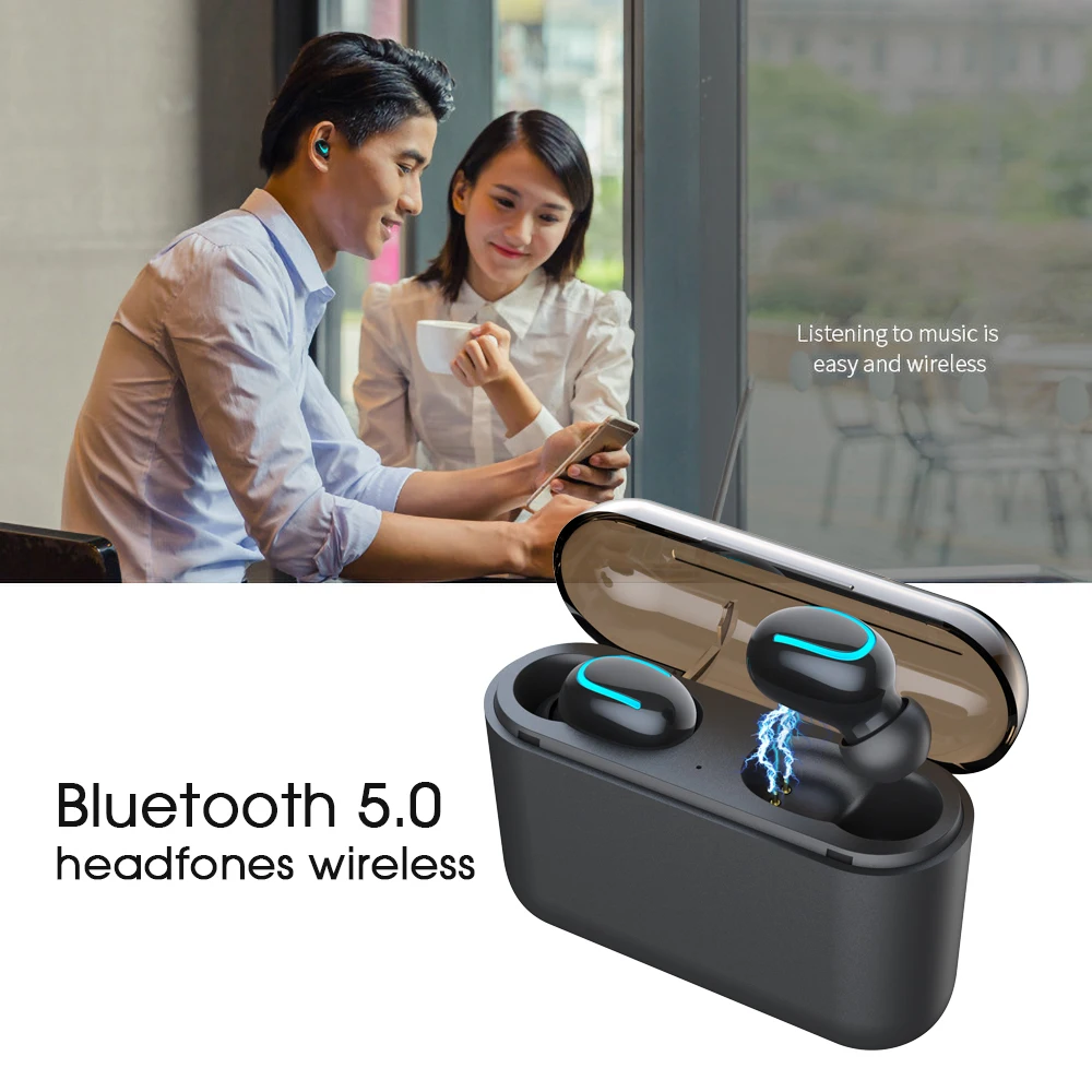 Беспроводные HBQ-Q32 наушники kebidu TWS с Bluetooth 5 0 спортивные стереонаушники гарнитура