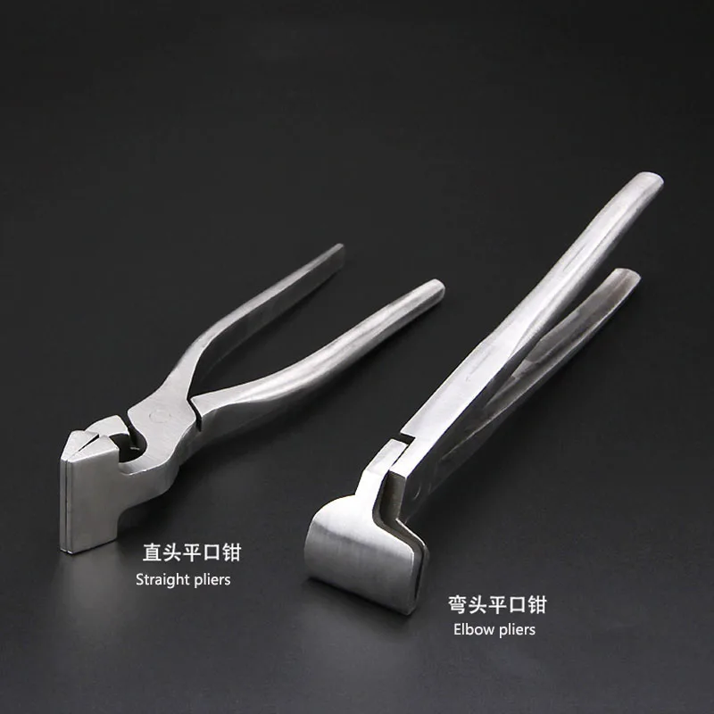 1 шт. плоскогубцы с прямыми/локтевыми краями складные и удерживающие для кожаных