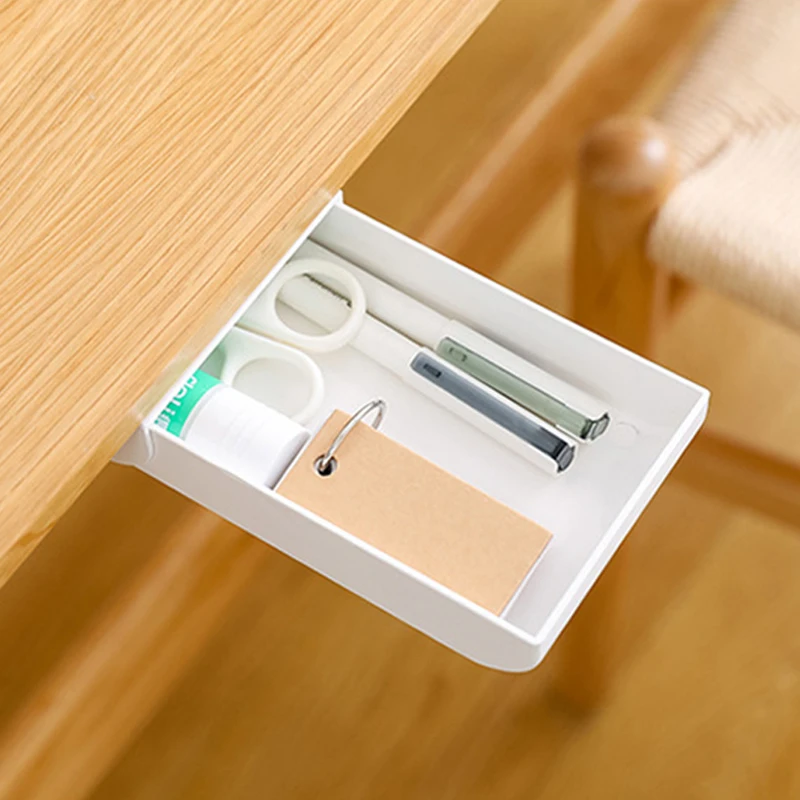 

Клейкий органайзер для хранения под креативным столом, 2 шт.