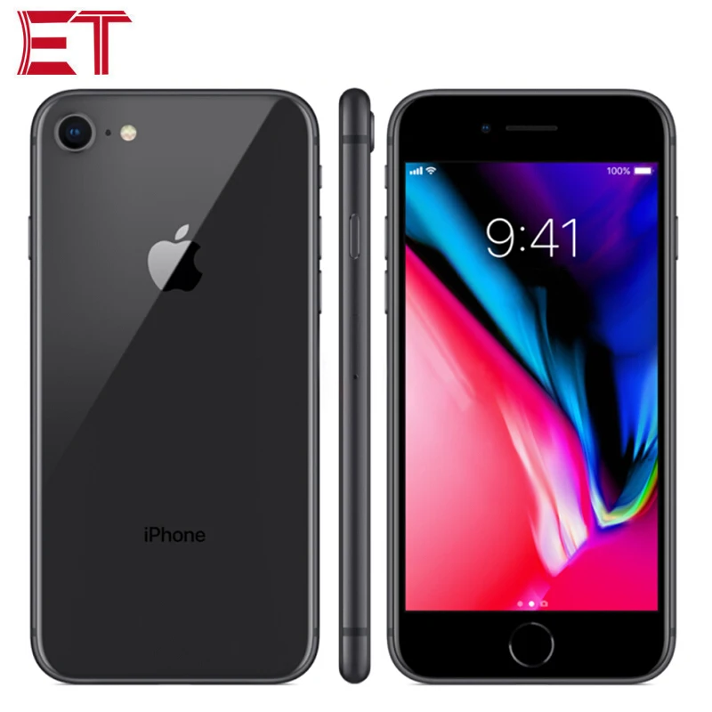 Verizon версия Apple iPhone 8 A1863 LTE 4G мобильный телефон 2 Гб ОЗУ 64 Гб/256 Гб ПЗУ A11 HexaCore 4," 12 МП камера NFC iOS смартфон