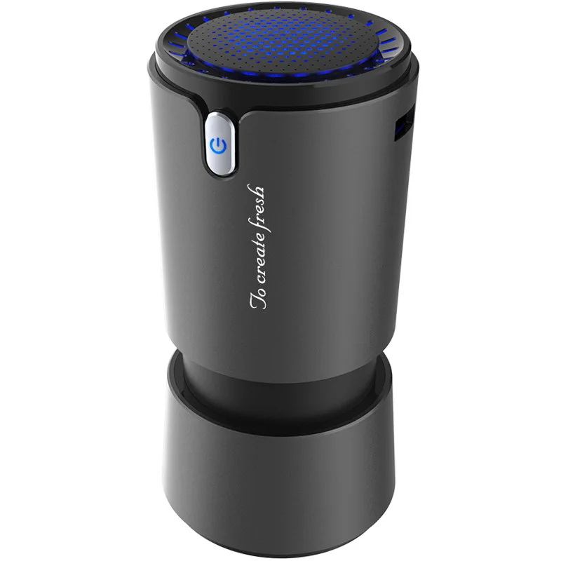 

NEW Car Air Purifier HEPA Fresh Air Negative Ion Cleaner Oxygen Removes PM2.5 Smoke Odors Ionizer Away From Air Purifier for Car