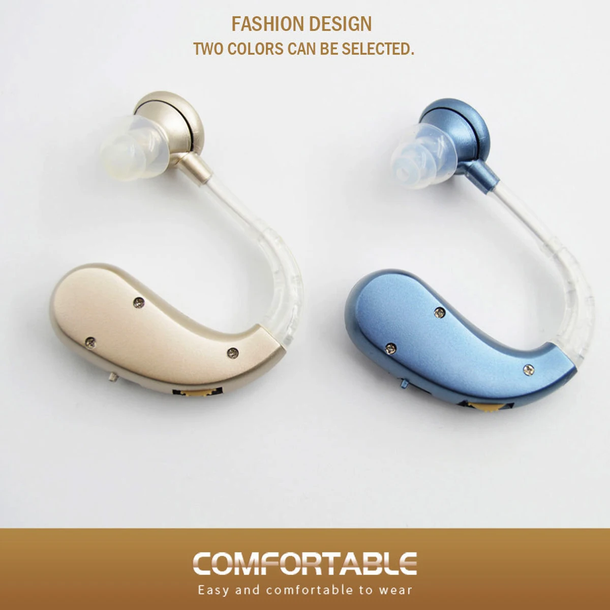 

Portable Rechargeable Hearing Aid Digital BTE Hearing Aids Adjustable Tone Sound AmplifierDeaf Elderly digital Hearing Aid