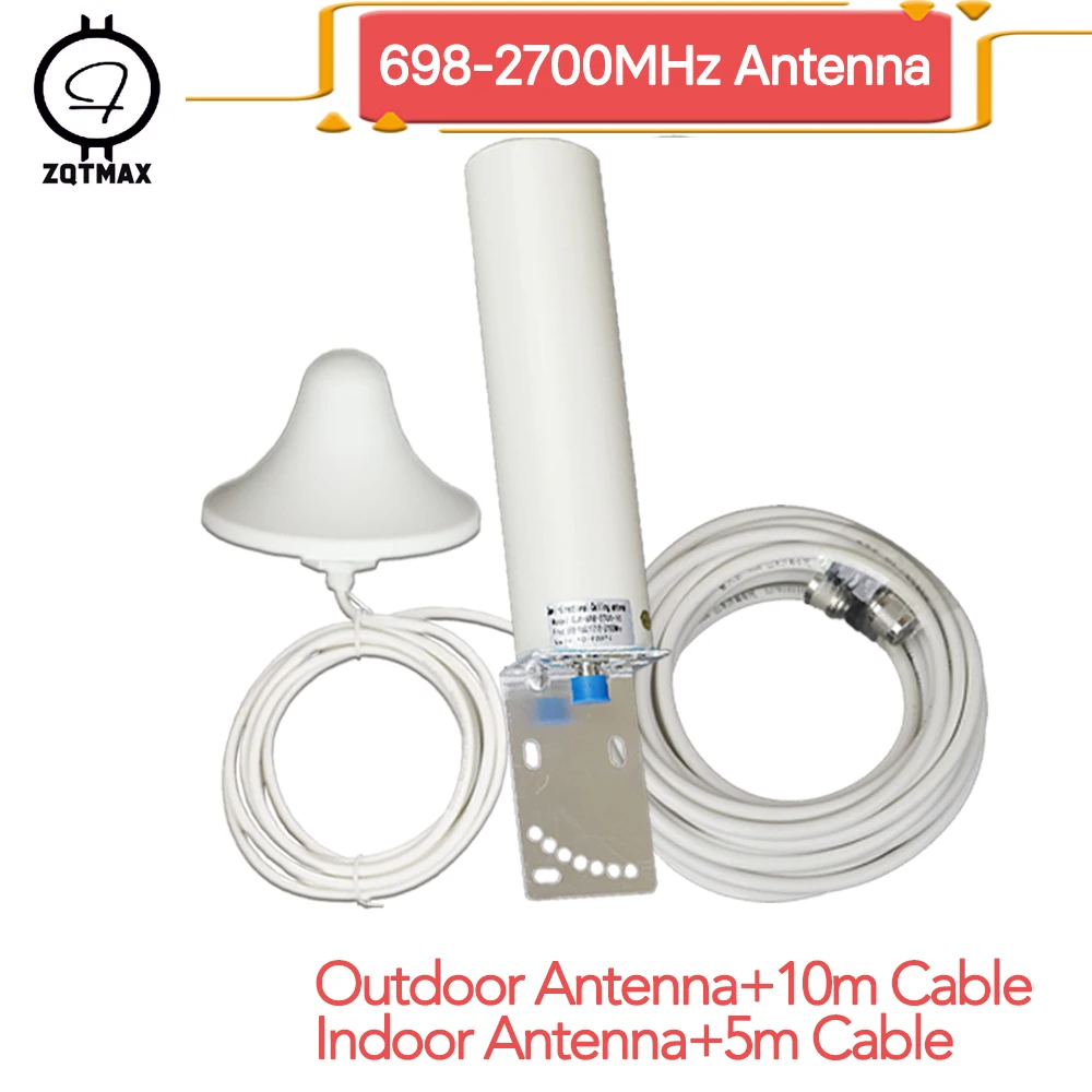 ZQTMAX 12dbi omni антенна + 5 дБ потолочная для cdma gsm dcs шт усилитель сигнала wcdma UMTS LTE