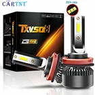 2 шт. огни автомобиля H4 светодиодный H7 20000LM H1 H8 H11 светодиодный Atuo светодиодные лампы для автомобильных фар лампа HB3 HB4 9005 9006 9012 HIR2 120 Вт светодиодный лампы 12V