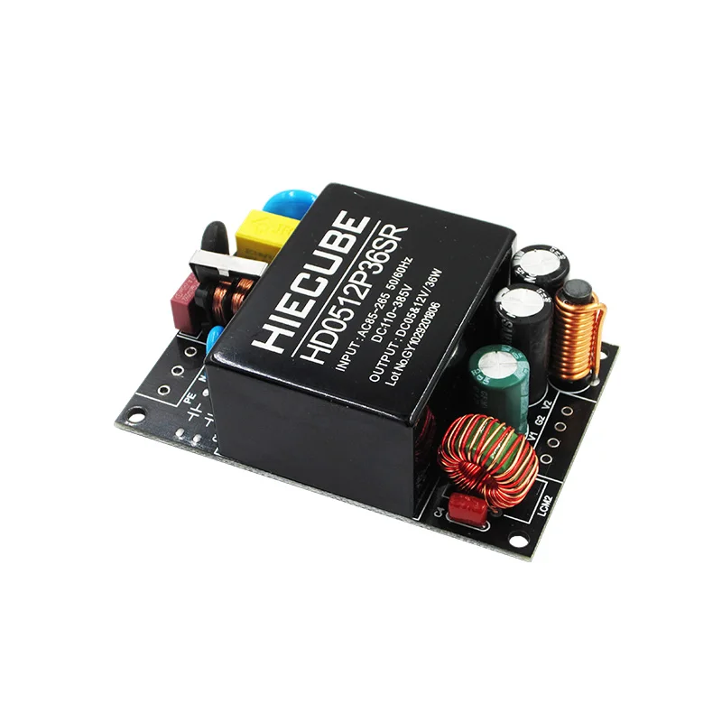 

ACDC switching power supply module 220 V to 5 V 12 V 15 V 24 V isolated dual output demo board with EMC filter