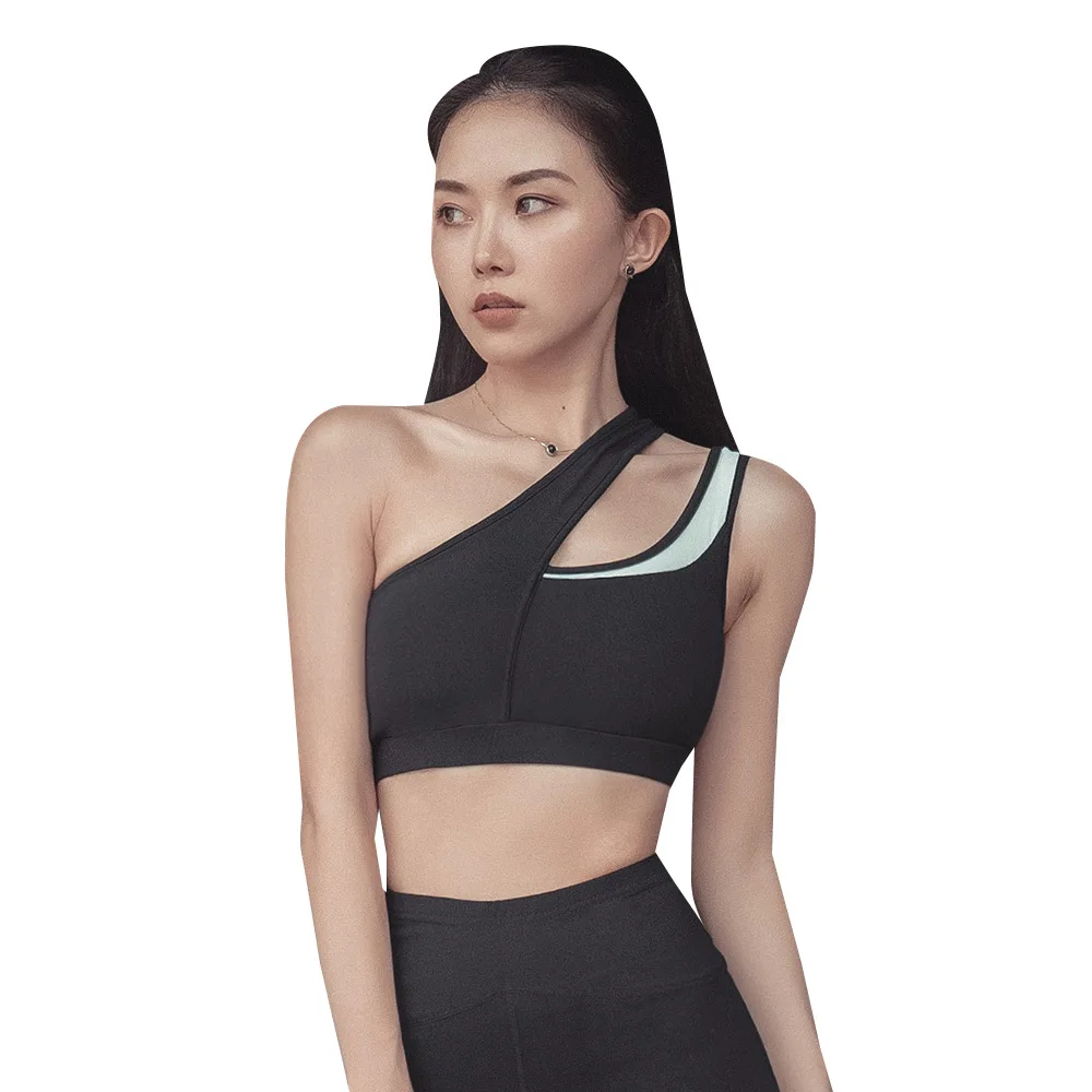 Новый индивидуальный Одноцветный спортивный бюстгальтер облегающий с одним