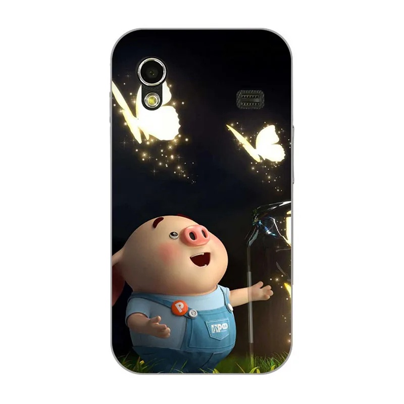 M114 Модные, мягкие, силиконовые чехлы для samsung Galaxy Ace S5830i GT S5830 GT-S5830i чехол с принтом задняя крышка мультяшная Роза узорная оболочка - Цвет: M114
